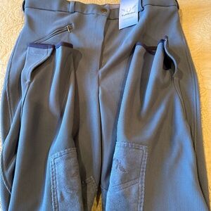 Tuff Rider ladies 34 R NEW w/ tags Gray Riding breeches